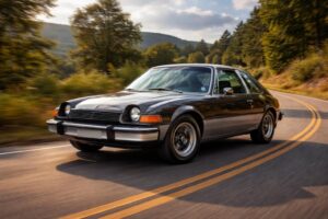 explorez les performances impressionnantes de l'acm pacer hatchback sur la route, alliant puissance, confort et design innovant pour une expérience de conduite unique.