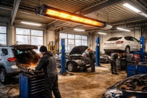 découvrez comment optimiser la consommation de votre chauffage tube radiant gaz dans votre atelier automobile cet hiver pour un confort efficace et économique.