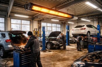 découvrez comment optimiser la consommation de votre chauffage tube radiant gaz dans votre atelier automobile cet hiver pour un confort efficace et économique.