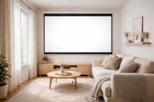 découvrez comment choisir la distance idéale pour un écran de projection dans un petit espace grâce à notre guide pratique.