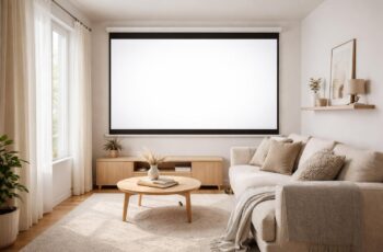 découvrez comment choisir la distance idéale pour un écran de projection dans un petit espace grâce à notre guide pratique.