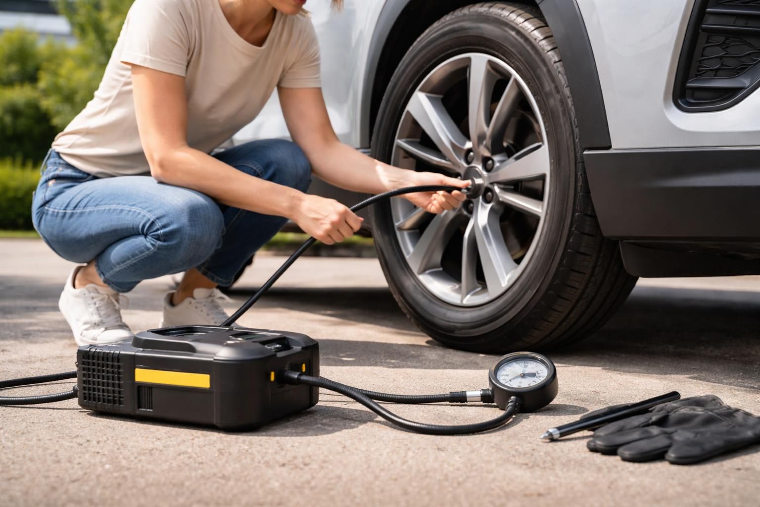 découvrez notre guide pratique pour apprendre à gonfler efficacement les pneus de votre voiture, assurer votre sécurité et prolonger la durée de vie de vos pneus.