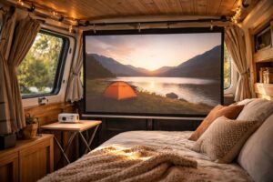 découvrez des astuces pratiques pour installer un écran de projection dans votre van sans percer, afin de profiter de vos films partout en toute simplicité.