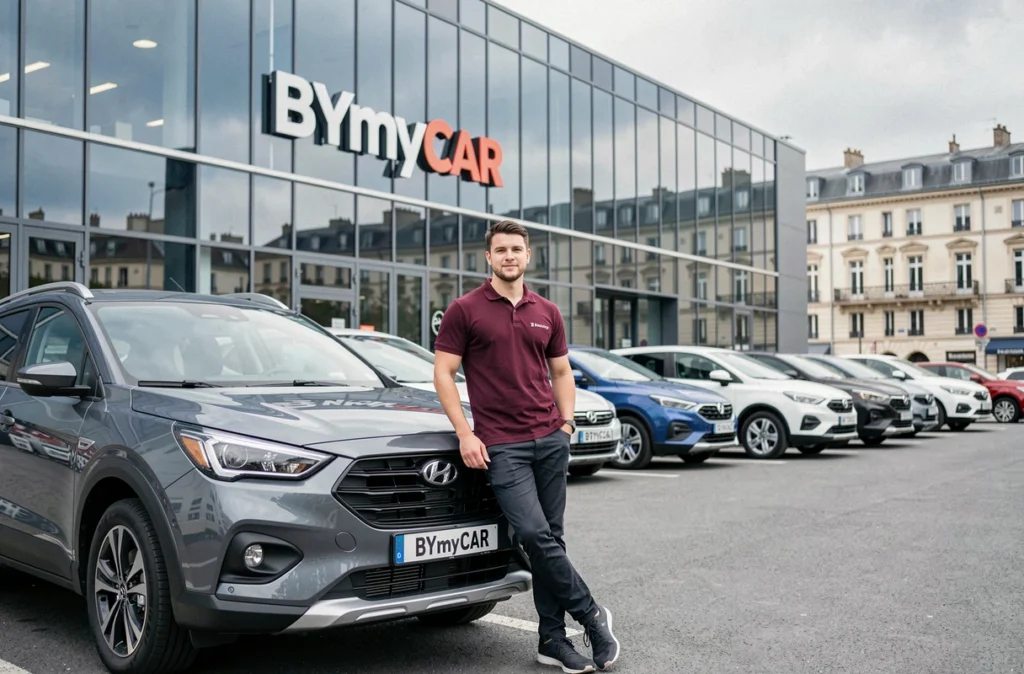 Concession BYmyCAR Bordeaux avec conseiller commercial et véhicules d'occasion